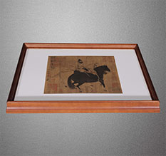 夷陵书画装裱配框服务案例